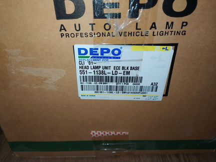 Фара renault clio II рено клио-2 20012004