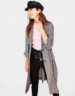 Bershka плащ тренч, 44-48