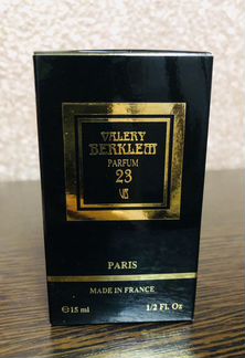 Духи valery berklem 23