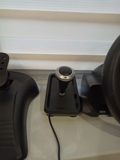 Игровой руль с педалями для пк