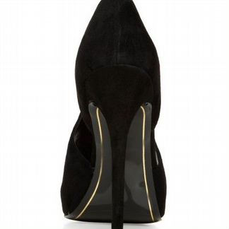 Туфли charles jourdan 37 р-р замша черные