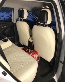 Модельные чехлы Хендай ix35 из экокожи