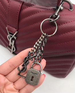 Новая сумка кроссбоди Saint Laurent бордовая