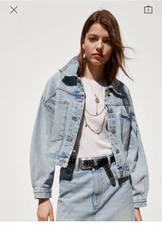 Укорочённая джинсовка Zara