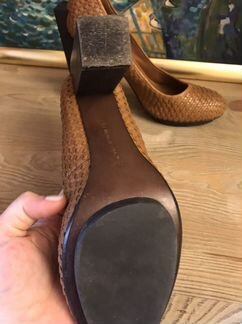 Туфли женские кожаные 38