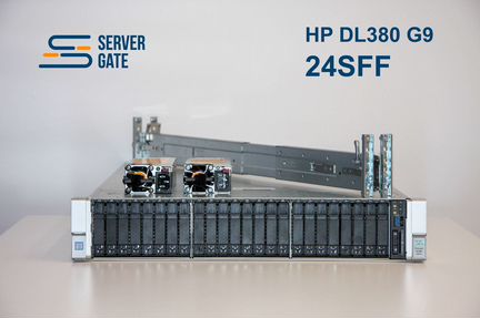 Сервер HP DL380 G9 24SFF 2x E5-2623v3 64 GB