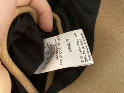 Пальто мужское Sandro Paris размер S мужское пальт