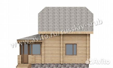 Сруб дома 