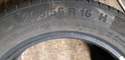 205/55R16 Continental Premium5 8мм 1шт бу