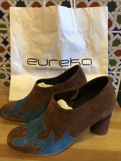 Туфли ботильоны замша Eureka Португалия