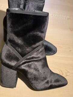 Massimo dutti полусапоги велюр р39