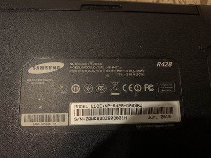 Ноутбук Samsung R428-DA03
