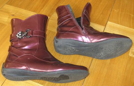 Сапожки лаковые(осень) р.34