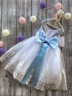 Платье паетки и кружево 6,7,8 лет