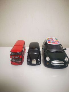 Автомобили из Англии, миникупер, кэб, даблдейкер