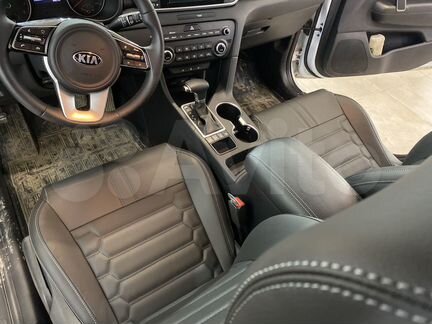 Премиум чехлы Sportage / Tucson (под перетяжку)