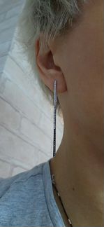 Серьги серебряные