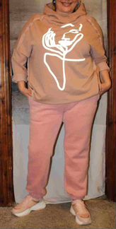 Италия.Ультрамодная туника-худи-свитшот р.48-58