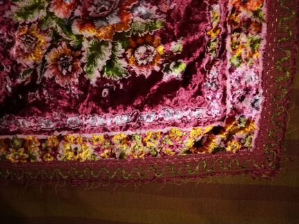 Скатерть бархатная винтаж