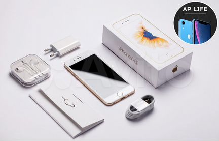 iPhone 6s, 32 гб, золотой, гарантия