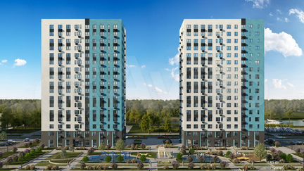 2-к. квартира, 47,2 м², 9/16 эт.