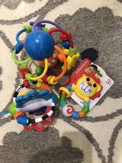 Игрушки Playgro для ребёнка 3-6 мес