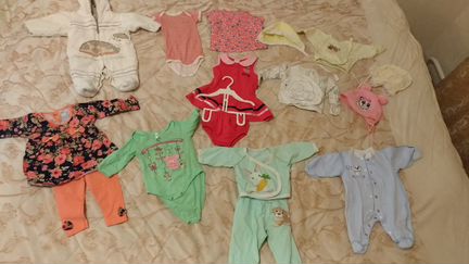 Детская одежда для девочки от 0 до 3 лет пакетом