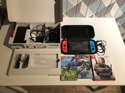 Nintendo Switch с играми