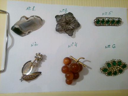 Брошь винтажная