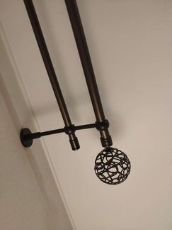 Карниз 300 см коричневый