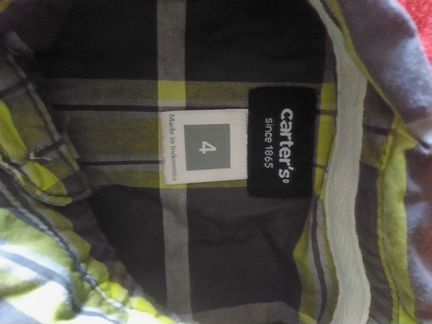 Рубашки Carters (Картерс) 4Т