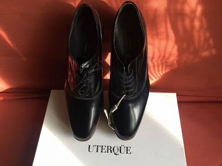 Ботинки uterque (spain) 37 размер (кожа), новые