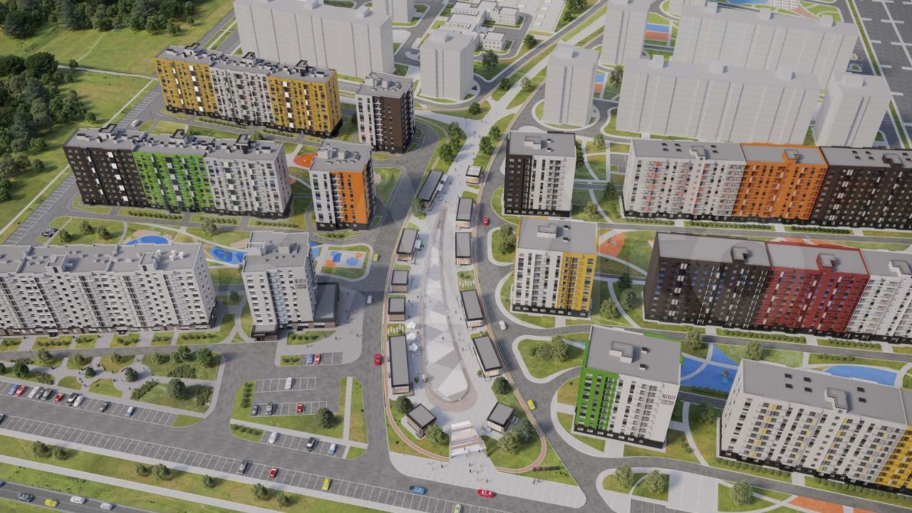 1-к квартира, 34.7 м², 2/10 эт.