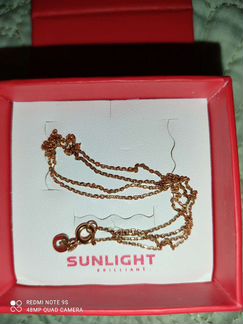 Цепочка золотая, 40см