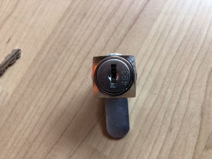 Замок для ящиков почтовых/мебельных