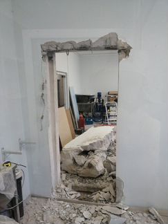 Алмазная резка бетона расширение проемов демонтаж