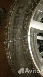Колёса на зимних шинах Toyota Corolla e210