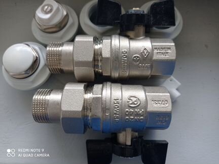 Батарея+кран шаровый