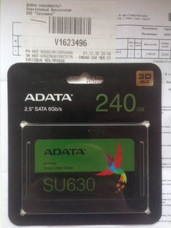 Ssd 240Gb Adata SU630 новый