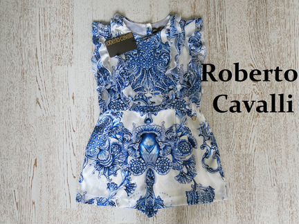 Roberto Cavalli 8 лет шелк комбинезон новый