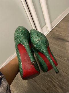 Туфли christian louboutin натуральная кожа