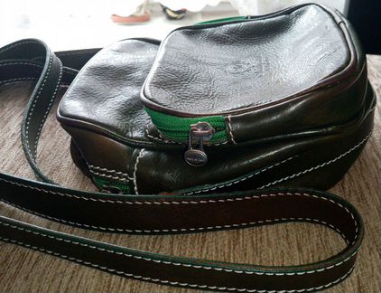 Мужская кожаная сумочка-кошелёк Manufactus made in