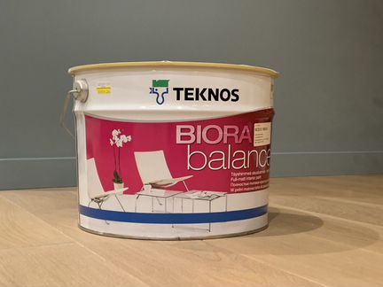 Краски Teknos Biora Balance и Tikkurila Luja 7
