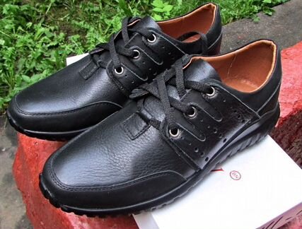 Кроссовки полуботинки Bаinal,40,43 натур/кожа