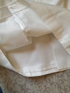 Белая классическая юбка новая