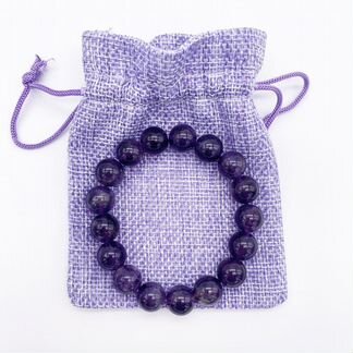 Браслет ручной работы из аметиста UNUbijou