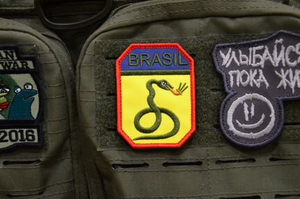 Патч, нашивка, Курящие Змеи, Бразилия