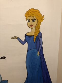 Баннер фотозона холодное сердце