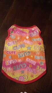 Трикотажная маечка для собачек и кошек