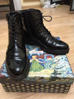 Ботинки tervolina кожаные
